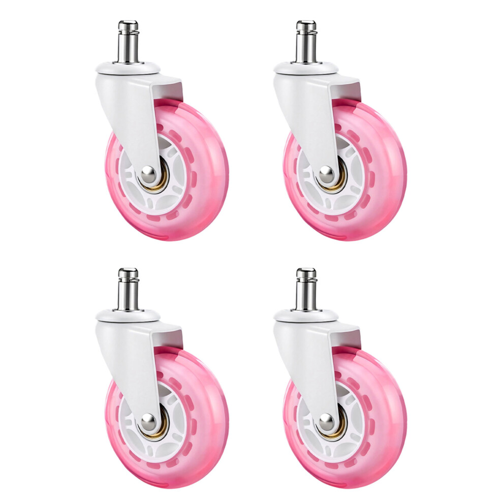 Strong Abs Quiet Casters Easy Installation For Easy Furniture Move 4 Pink 7755000630537