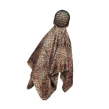 Hair Net And Scarf Cap For Sleeping Travel And Daily Use Soft Polyester Leopard print