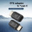 MultiFunction 8Pin to USB C OTG Adapter Support Data Transfer and Charging 1pc 5