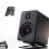 Ergonomic Tilt Angle Speaker Stand Full Coverage Nonslip Pad Protects Equipment Black 2