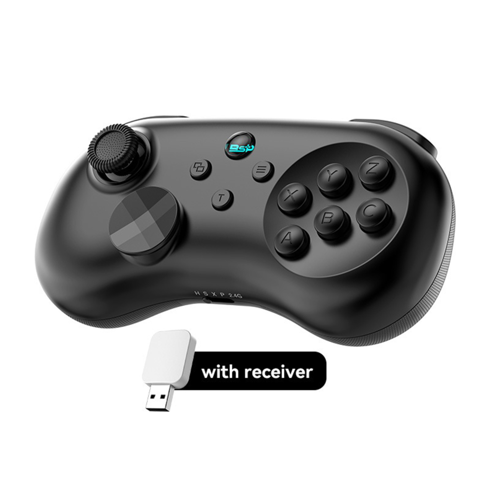 ( With Reciver) Wireless Controller Joystick For Nintendo Switch Ps4 Ps3 Pc Android Ios Mini Gamepad Black 6929764142549
