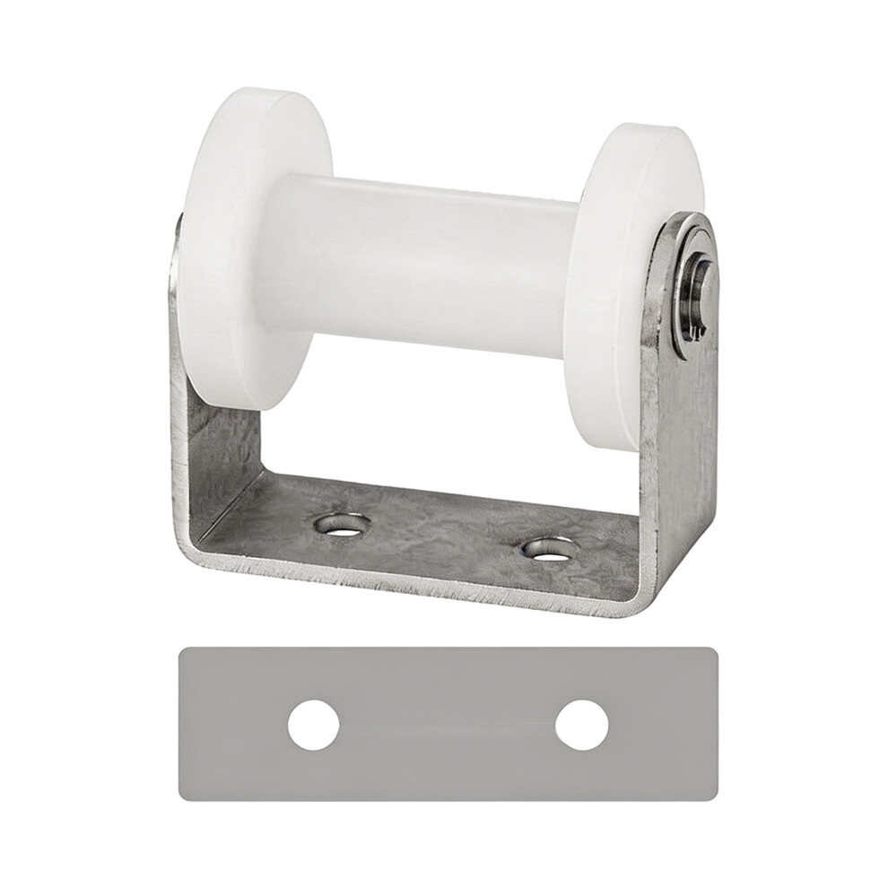 Double Bearing Guide Wheel Sliding Shower Door Rollers Bracket Wheel Enduring 62Mm 7755000573575