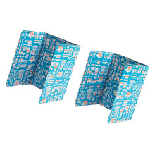 Pack Of 2 Multipurpose Aluminum Oil Splatter Guards For Home And Restaurant Use Blue