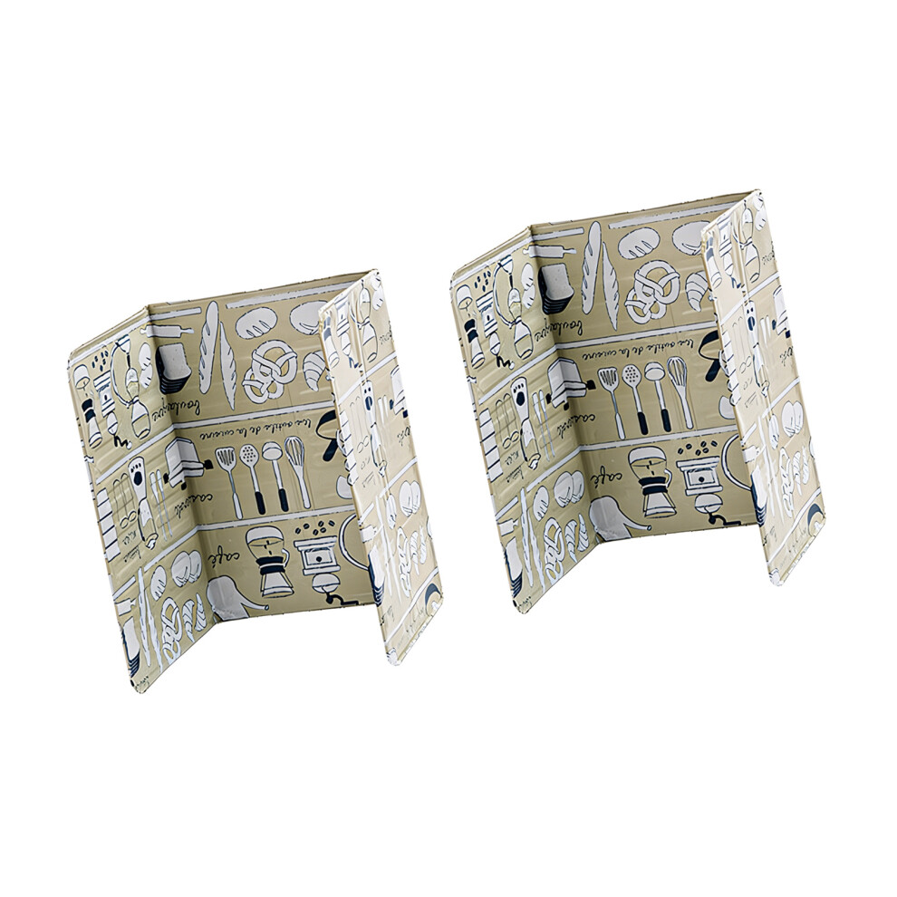Set Of 2 Greases Splatter Protectors Oil Splash Guards For Wall And Countertops Green 7755000604460