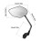 Bicycles Handlebar Mirror, Cycling Bikes Rear View Mirror, 360 Degree Adjustable 3