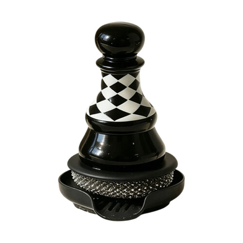 Multifunctional Chess Style Pot Scrubber Cleaning Brush For Various Cookware H1