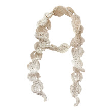 Hairband Tie European Style Lace Belt Lightweight And Comfortable Daily Wear Beige