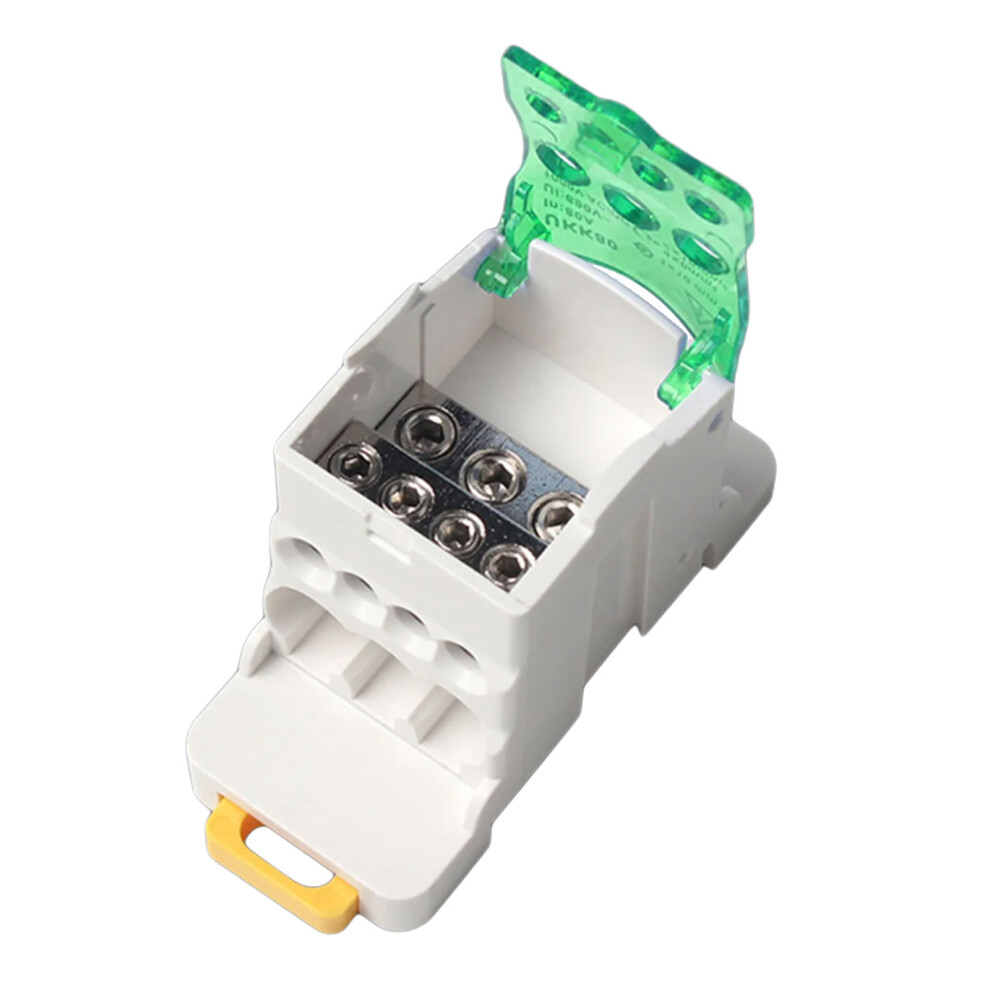 Power Wire Electrical Connector Din Rail Distribution Wiring Accessories Green 7755000604446