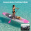 SereneLife Inflatable Stand Up Paddle Board, SUP Board- Paddleboards 5