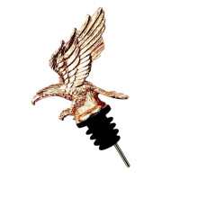Elegant Handcrafted Hawks Liquor Dispenser Zinc Alloy Rustproof Finish Wine Tool Rose gold