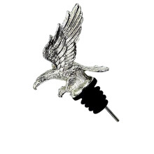 Premium Zinc Alloy Hawks Shape Liquor Pourer With Smooth Flows Control Wine Tool Silver