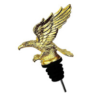 Hawks Head Zinc Alloy Wine Pourer For Pubs And Home Decoration Durable Design Gold
