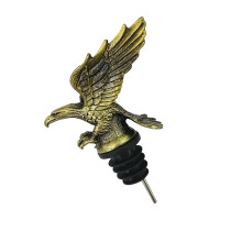 Premium Zinc Alloy Hawks Shape Liquor Pourer With Smooth Flows Control Wine Tool Bronze