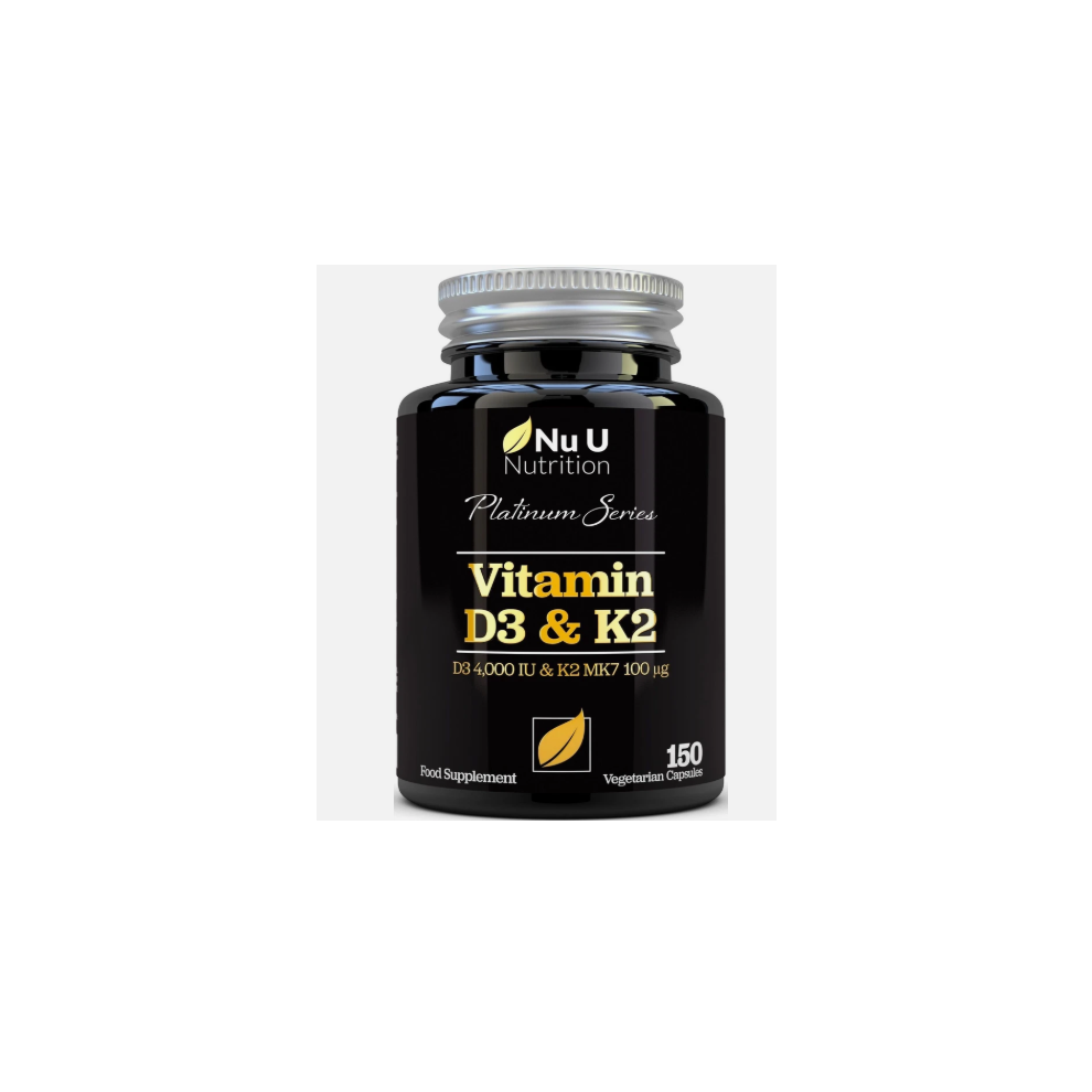 David & Amaya Vitamin D3 4000Iu + K2 Mk7 100Âµg 150 Capsules