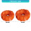 Round Cable Holder for Charging Cable Winder Construction Tangles Prevention Orange Small 4