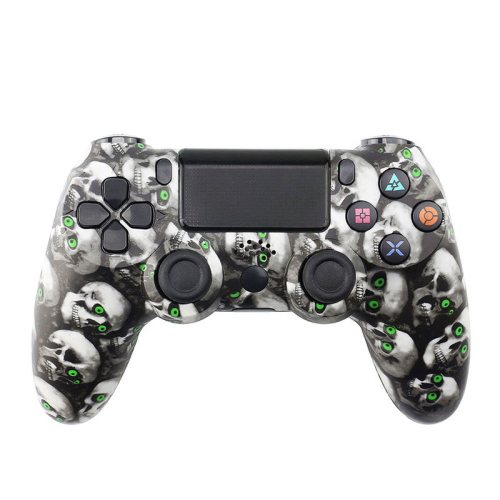 (Skull) Wireless Controller for PlayStation 4 PS4 Slim Pro PS3 Windows PC DualShock Gamepad