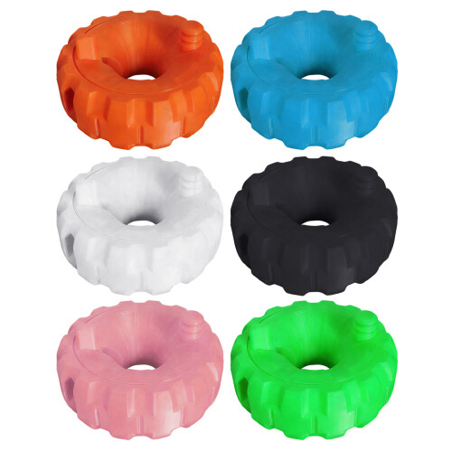Cable Winder Efficient Cable Organizers Round Design for Charging Cables Black Small 1
