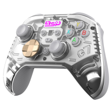 (Silver) Wireless Controller Hall Joystick for Nintendo Switch PS4 PC Android iOS Gamepad