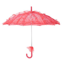 Lace Parasol Wedding Lace Flower Wedding Parasol Umbrella red