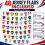 For 2026 World Cup Decorations Banner Jersey Flags, Premium Reusable 3