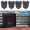 Molded ABS Corner Guards Covers for Speaker Cabinets and Luggage Trunks 2