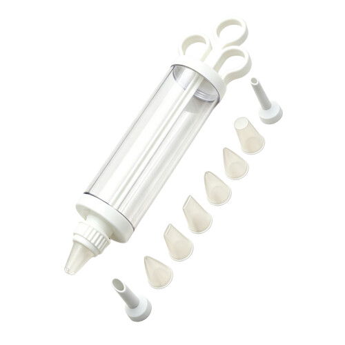 1Set Functional Plastic Piping Nozzles For Cake Decorating And Baking Tool L