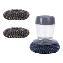 Pot Brush Scrubber For Pots Pans And Dishes Scouring Brush Kitchen Sink Set B