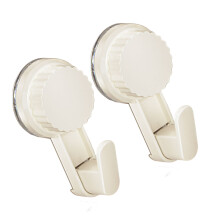 Nonslip Suction Hook Set Of 2 For Shower Glass Door Tile Smooth Finishes White B