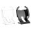 Modern Clear/Black Mount For Dedicated Wireless Sound Device TM 11