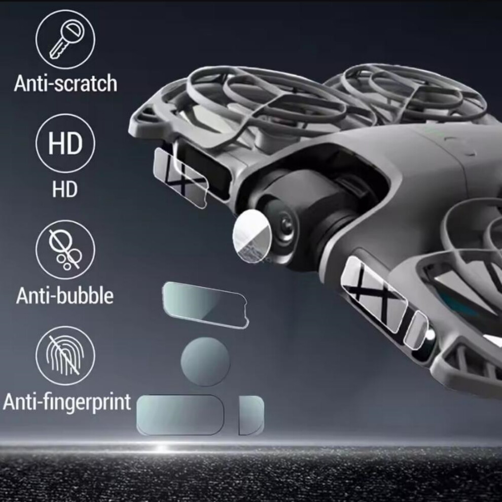 Anti Fingerprints Coated Lens Protector Film Set For Uav Reduces Smudges Dirt 7695001229371