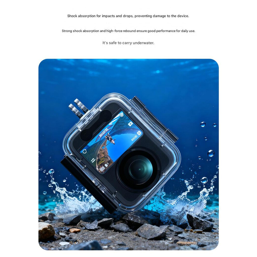 Heavy Duty 45M Housing For Cameras Fully View Waterproof Protections Diving Case 7695001251488