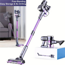 Free-Standing Vacuum Cleaner 25KPa, Lubluelu 202 Powerful Lightweight Cordless 6in 1 Stick Vacuum Cleaner for Carpet