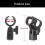 Adjustable Professional Sound Microphone Clamp Accessories Clip Holder B 4