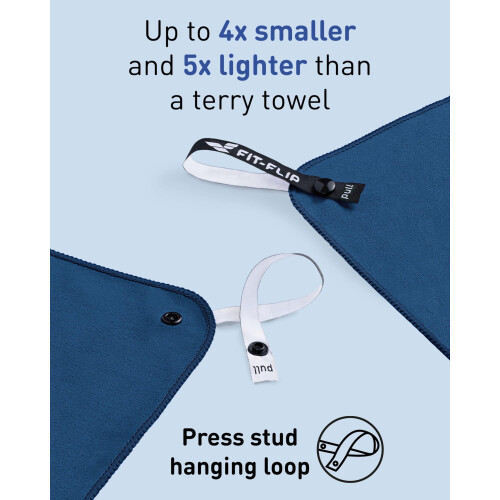 Fit-Flip Microfibre Towel - Compact, Ultra lightweight & Quick dry 2