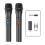 2PCS Wireless Microphone System Kits USB Receiver Handheld Karaoke Microphone Home Party  TV Speaker Singing Mic 1