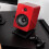 Speaker Stand for Sound Device Adjustable Angle Metal Construction Easy Mount 8
