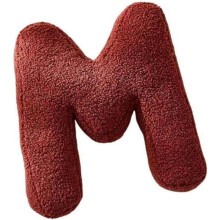 (A, D1) Standard Size Pillowcase J To R English Letter Pillow Alphabet Combination Sofa Bedside Special Shaped Pillow U Shaped P