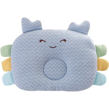 (25cm*23cm*3cm, Blue-07) Newborn Pillow to Prevent Flat Head, Anti Flat Head Baby, Infant Pillow to Prevent Flat Head, Baby Head Shaping Pillow