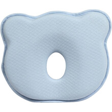 (25cm*23cm*3cm, Blue-04) Newborn Pillow to Prevent Flat Head, Anti Flat Head Baby, Infant Pillow to Prevent Flat Head, Baby Head Shaping Pillow