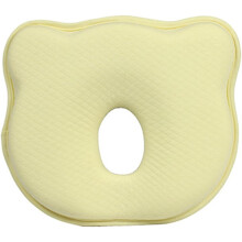 (25cm*23cm*3cm, Yellow-04) Newborn Pillow to Prevent Flat Head, Anti Flat Head Baby, Infant Pillow to Prevent Flat Head, Baby Head Shaping Pillow