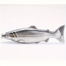 (5oz) 304 roestvrijstalen draagbare forelvormige wijnfles |1 stuks Fish Design reisfles voor buiten
