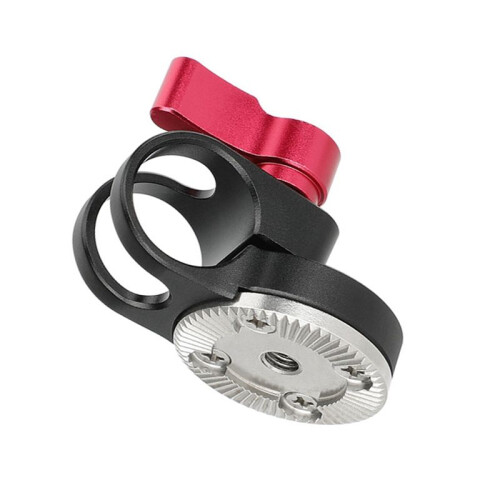 Camera Rod Clamp with -Style Rosette M6 19mm Studio System Rod Clamp for Enhanced Camera Stability and Precision B 2