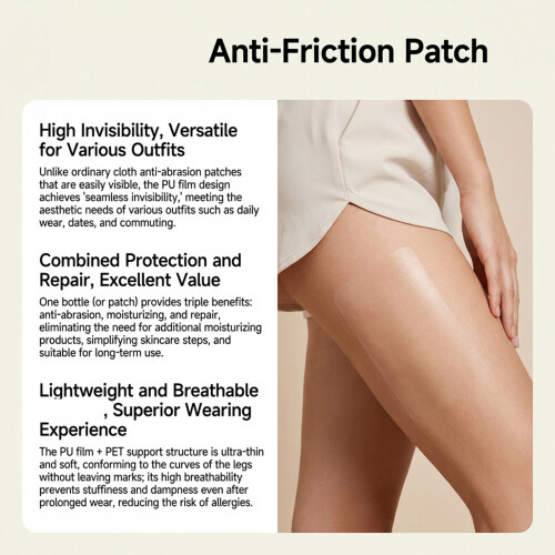 Set of 10Pcs Invisible Flexible Inner Thigh Guard Reduce Chafing During Exercise 2