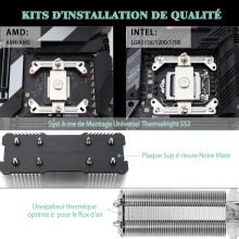 TR- Assassin X 120R SE CPU Air Cooler, 4 Heat Pipes, 1550RPM Speed, with 120mm PWM Fan,148mm High, desktop PC Cooling, Support AMD:AM4 AM5/Intel 1700