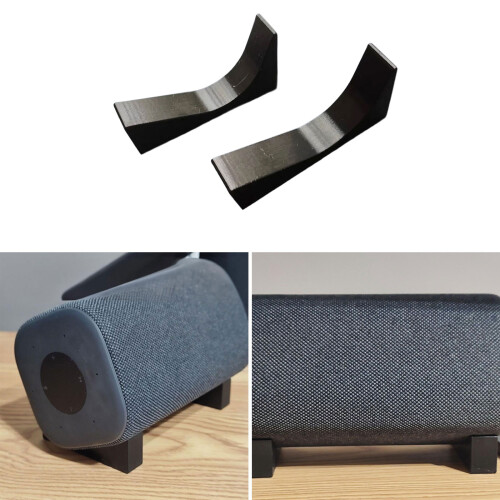 Sound Device Holder Rack Sturdy Construction Compatible for Portable Speakers Black 2