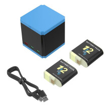Sheingka for Hero 11 10 Action Camera Battery Charging Case Battery Charger Storage Case Kit,C