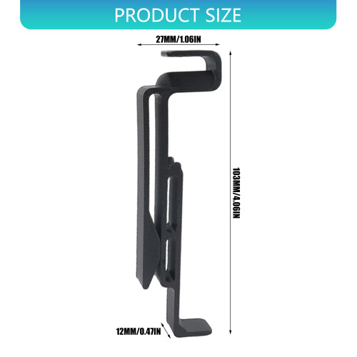 Quick Release Battery Belt Buckle Holder For Flight Glasses Lightweight Clip 2