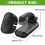 Case Consistent Page Pivoter Remote With Transducer Clip For Electronic Devices In 3