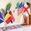 AhfuLife 48 Nations Countries Flags on Stick for World Cup 6