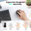 TeckNet TECKNET Bluetooth Mouse, Wireless Mouse Rechargeable Tri-Mode Bluetooth 5.0/3.0+2.4G for Laptop, Silent 4800DPI PC Computer Mice with 6 Adjustable Le 6